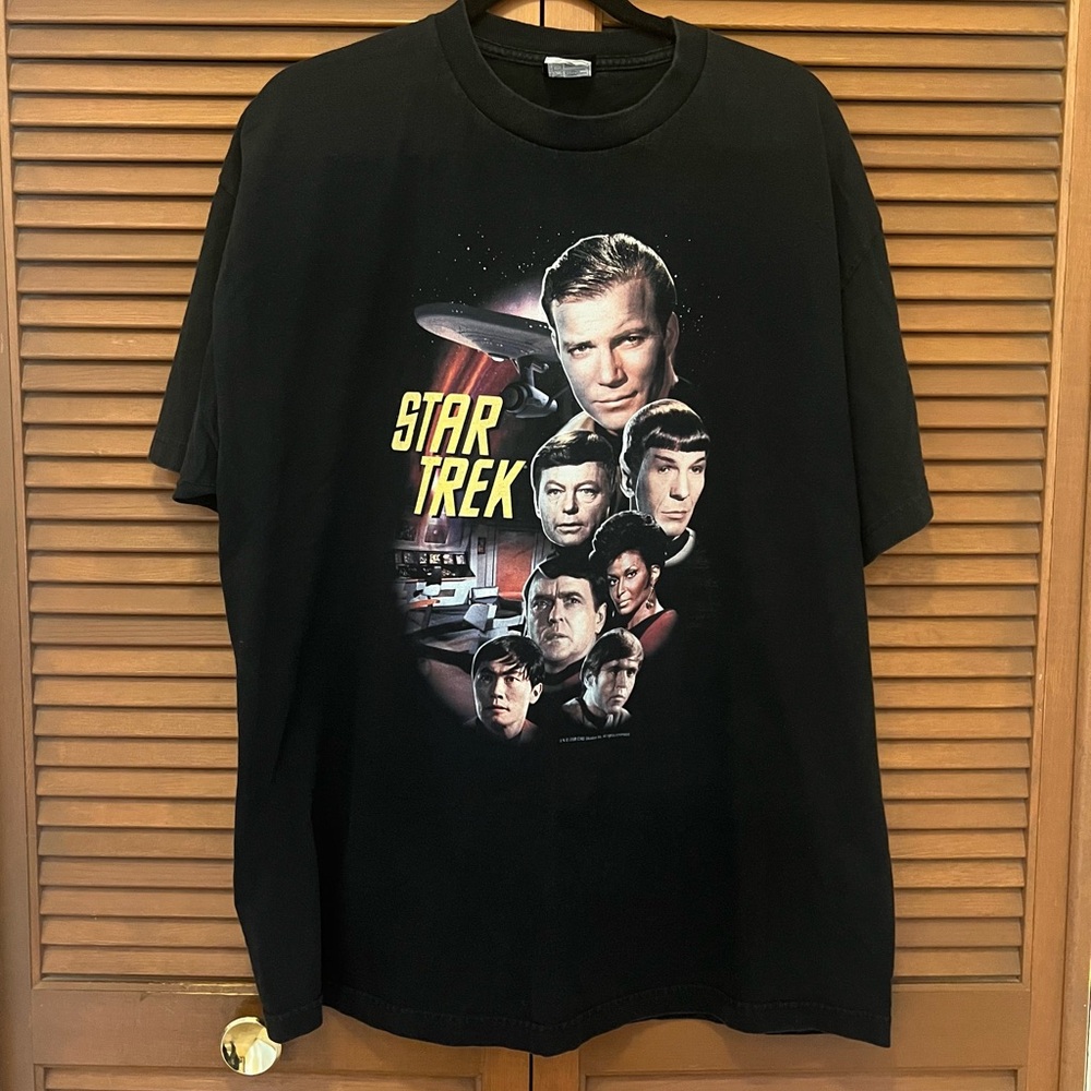Star Trek Black Graphic T-Shirt XL